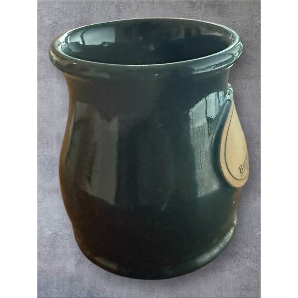 Brewery Gulch Inn Mendocino California Hand Thrown Green Glazed Coffee Mug 2016 - Picture 4 of 5